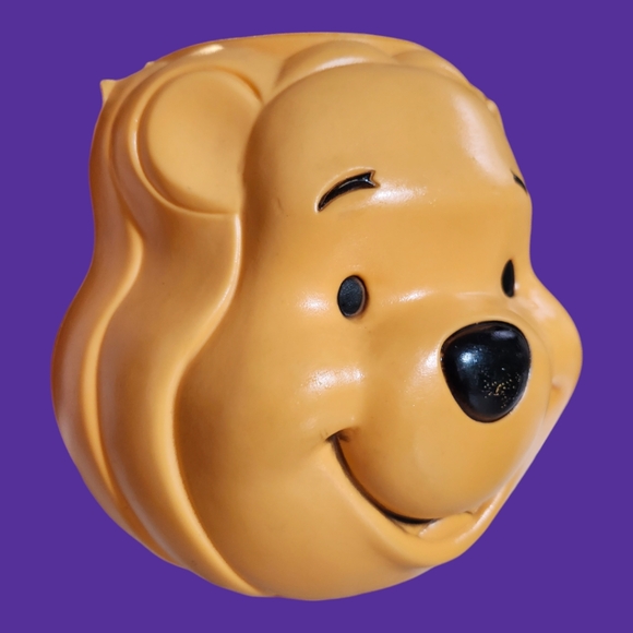 Vintage Disney Winnie The Pooh Halloween Pumpkin Pail Buck Blow Mold - Picture 4 of 9